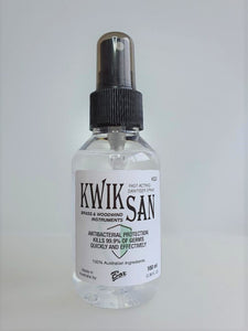 KWIK SAN Sanitiser Spray for Brass & Woodwind Instruments 100ml