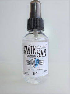 KWIK SAN Sanitiser Spray for Musical Instruments 100ml